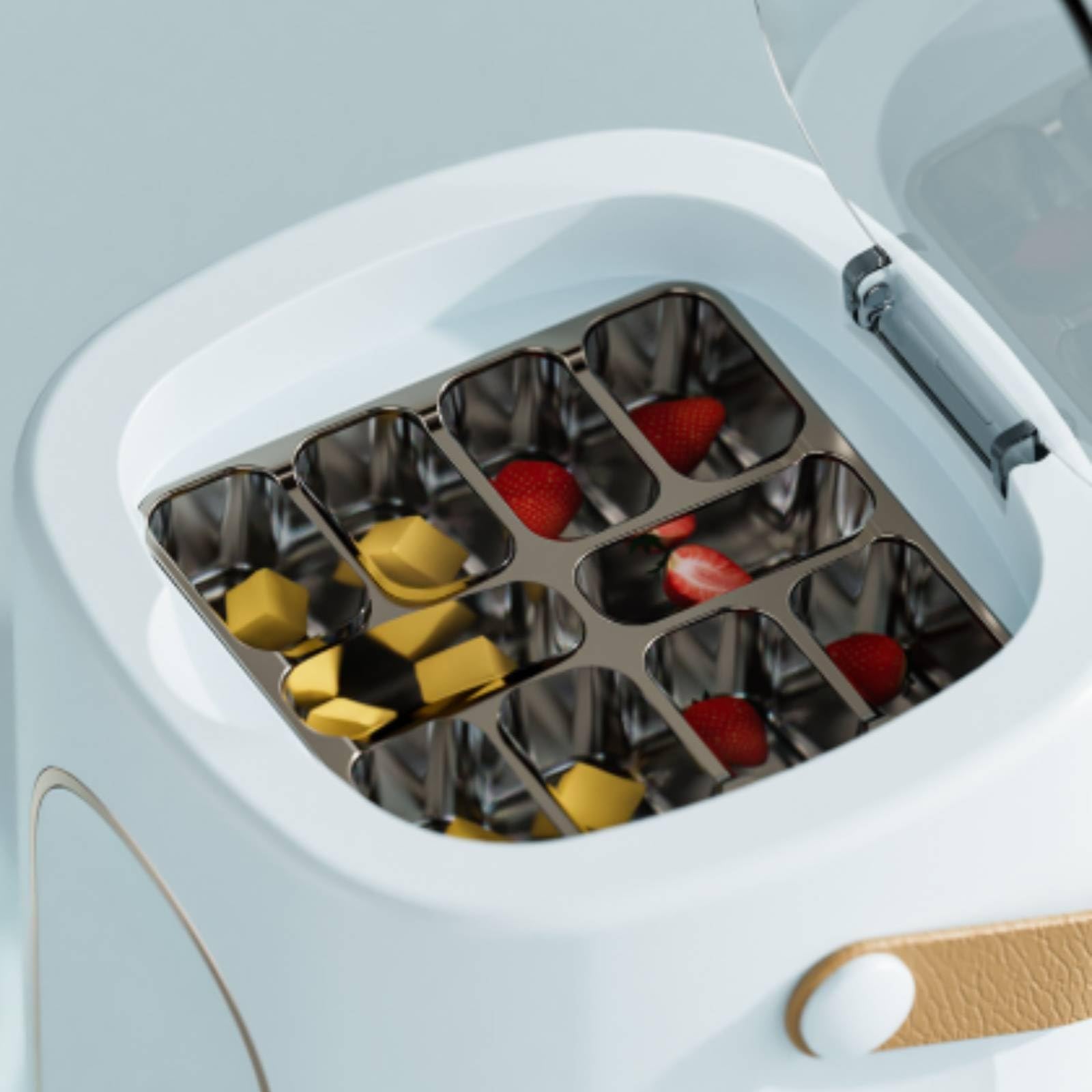 rockible Gelatiera tile Tavolo per Spostamenti in Auto, Casa, Ufficio,