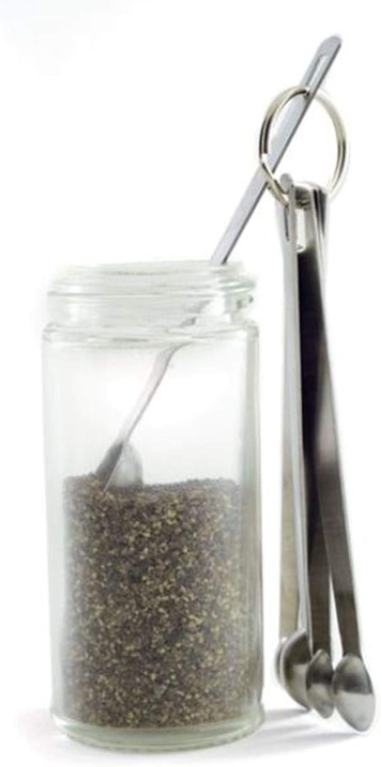Norpro 5 Piece Stainless Steel Mini Measuring Spoon Set (Pack of 3)