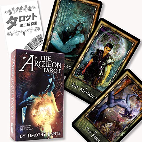アケロン タロット The Archeon Tarot タロット占い方 日本語解説書付き 正規品 タロットカード 78枚