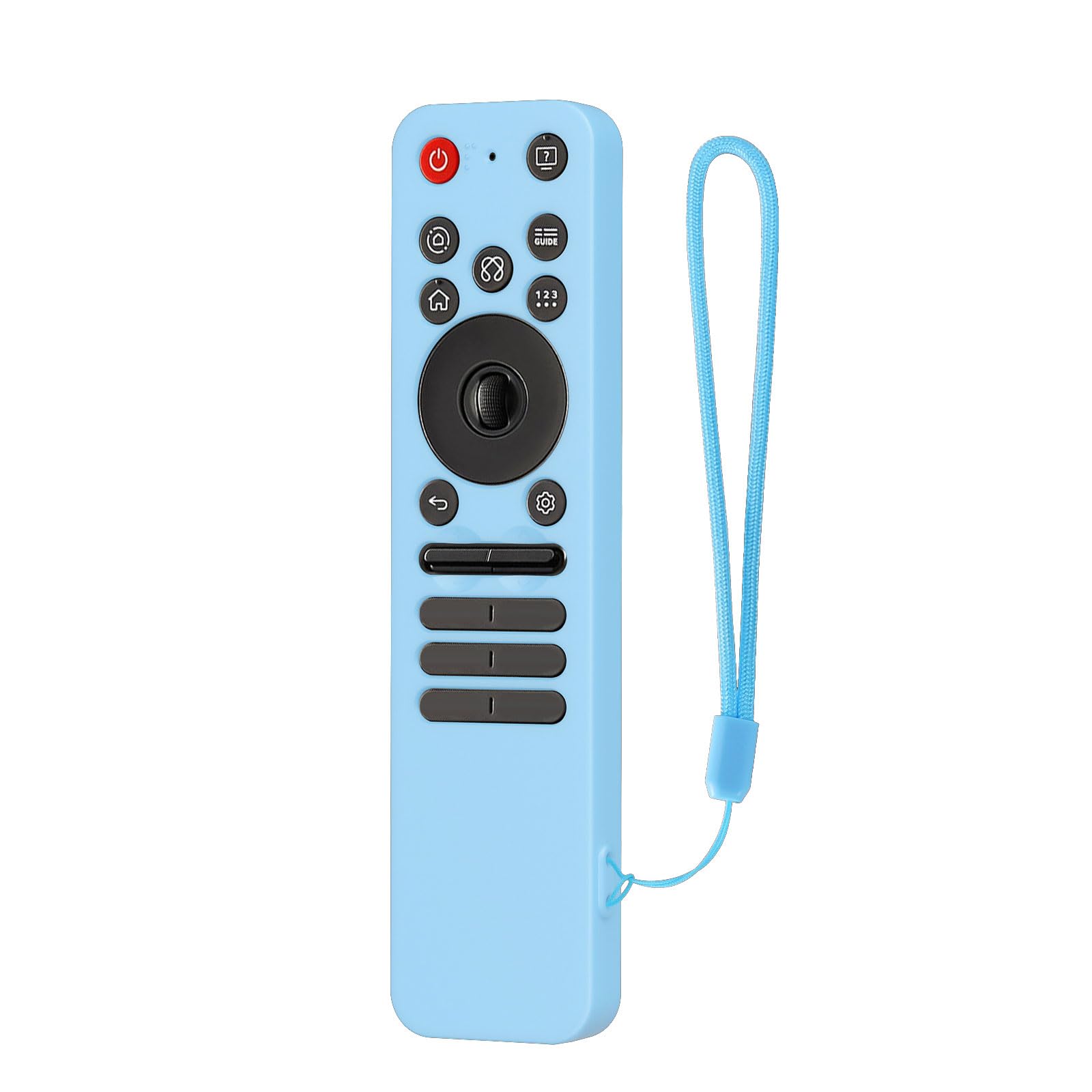 Hsioluted Silicone Remote Case Shock Absorbing Structure Ergonomic Texture Enhancing Resistance Washable Remote Protectors Control Cover