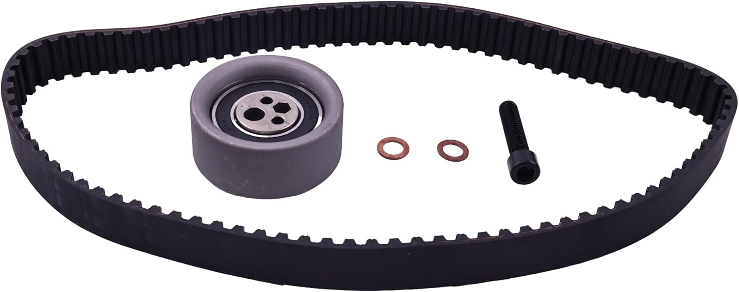 Timing Belt Kit Compatible with Deutz F2L1011 F3L1011 F4L1011 F2M1011 BF4M 1011F F3L1011F Bobcat 863 864 873 883 T200 S250 A220 A300 Gehl 4635 4835 5635 6635 Replaces 02937741 02929933