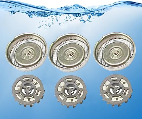 Miniatura 2 de Cabezales de repuesto para afeitadora eléctrica Philips Norelco HQ56 HQ55 HQ3 HQ4 HQ6900 HQ6940 HQ6990 Reflex Plus y Electric Micro Action 3 piezas