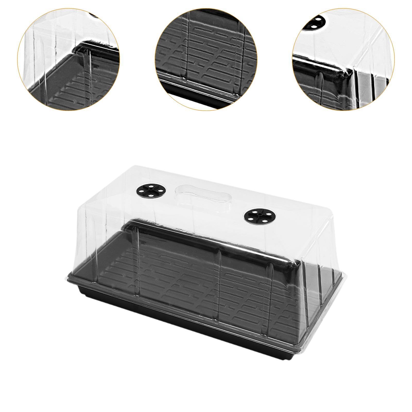 Plateau De Culture pour Semis | plastique PS, ventilation ajustable, réutilisable, pour fleurs et légumes