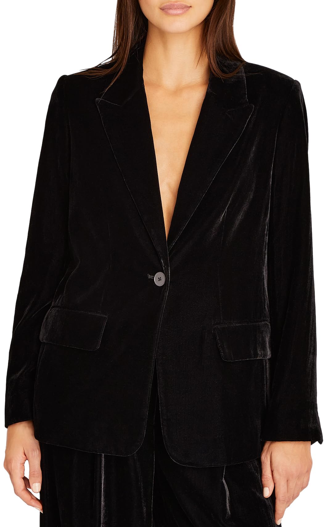 Club Monaco Womens Womens Velvet Gaios Blazer