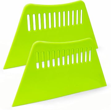 2piece Large Wallpaper Squeegee Wallpaper Smoothing Tools Plastic Scraper for the Application of Contact Paper Adhesive Window Film Craft Vinyl
