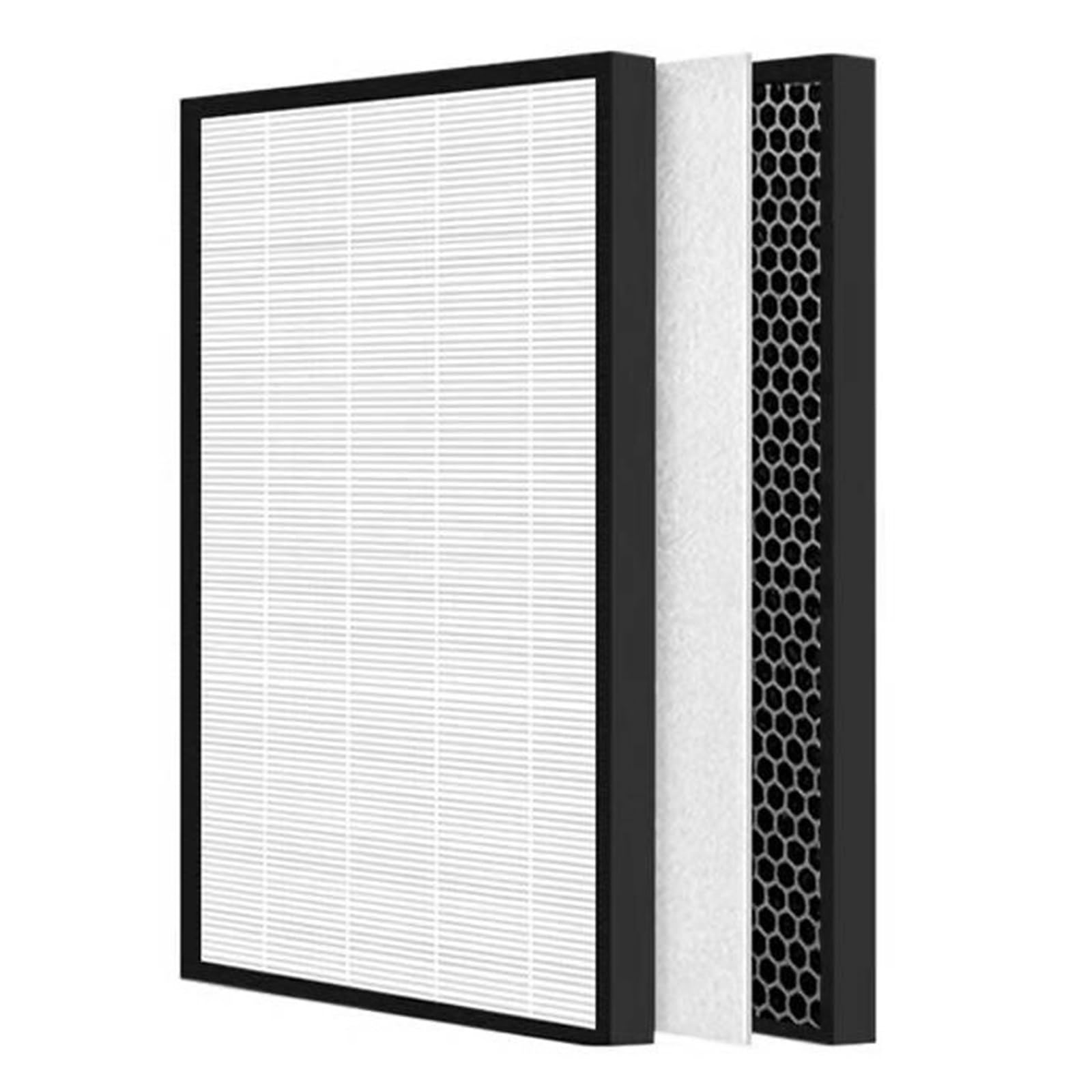 Jxhoengpo 1 Set Replacement Hepa And Activated Carbon Filter Uz-Kcp1hf Uz-Kcp1df, Compatible With Sharp, For Ua-Kcp100e-W Air Purifier