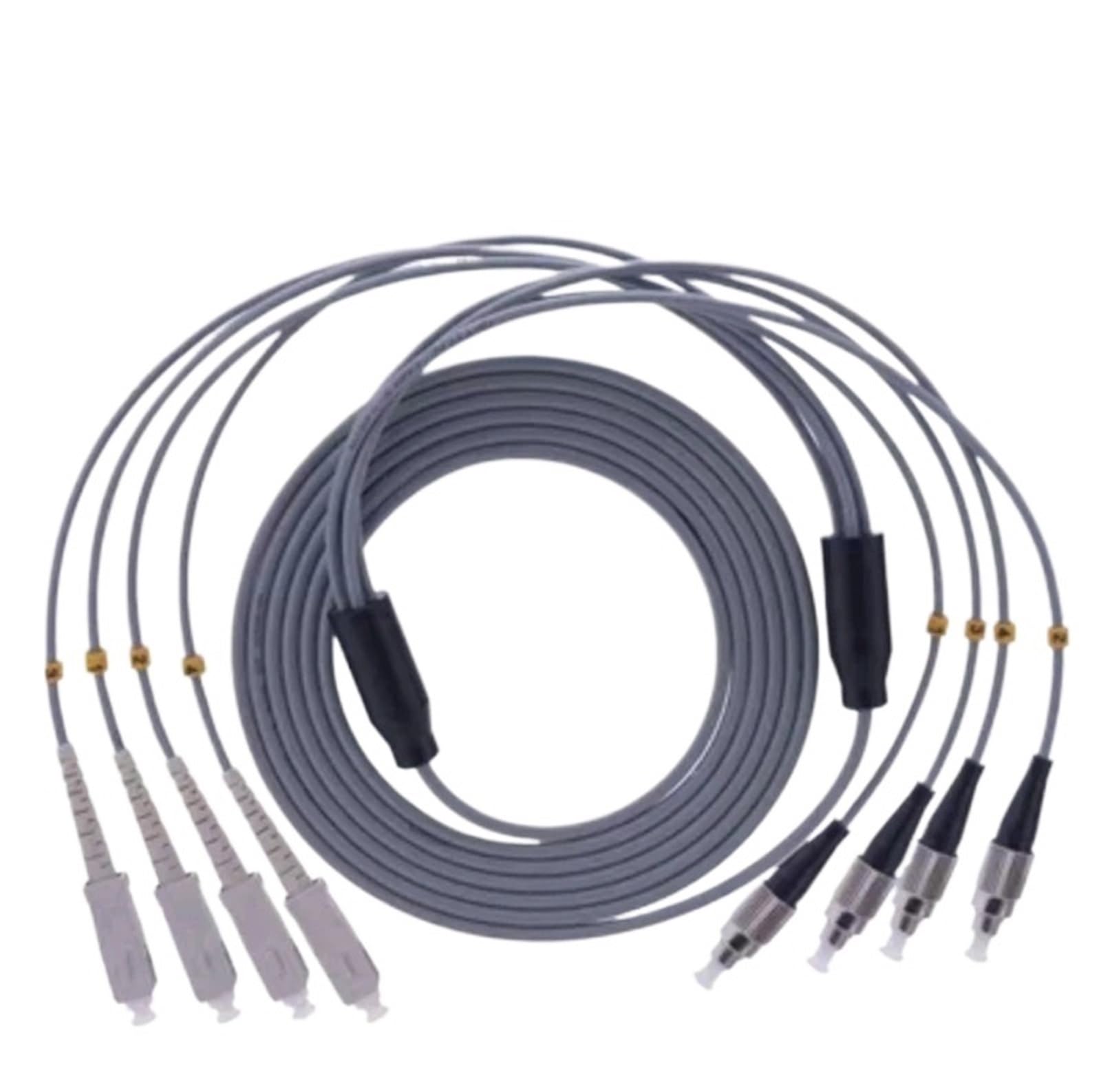 Cordon de raccordement à Fibre Optique blindé 4 conducteurs 150-300 m(150m E2000-E2000 OM2)