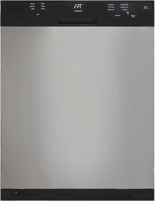 SD-6501SS: Energy Star 24″ Built-In Stainless Steel Tall Tub Dishwasher w/Heated Drying – Stainless