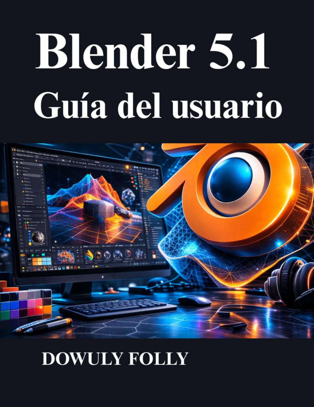 Blender 5.1 Guía del usuario: Domina el modelado 3D, el diseño procedimental la renderización
