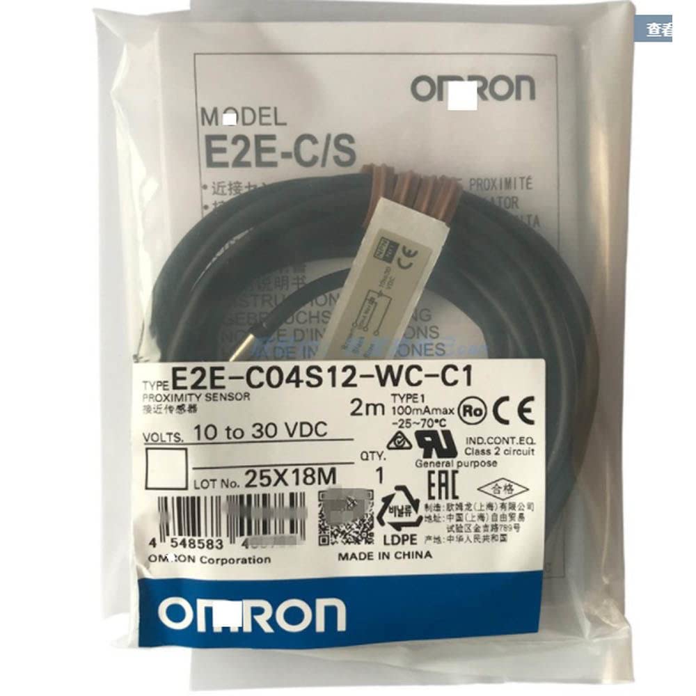 OMRON 近接センサ E2E-C04S12-WC-C1-R 7個 OMRON 近接センサ E2E-C04S12-WC-C1-R 7個 E2E-C04S12-WC-C1 2M |
