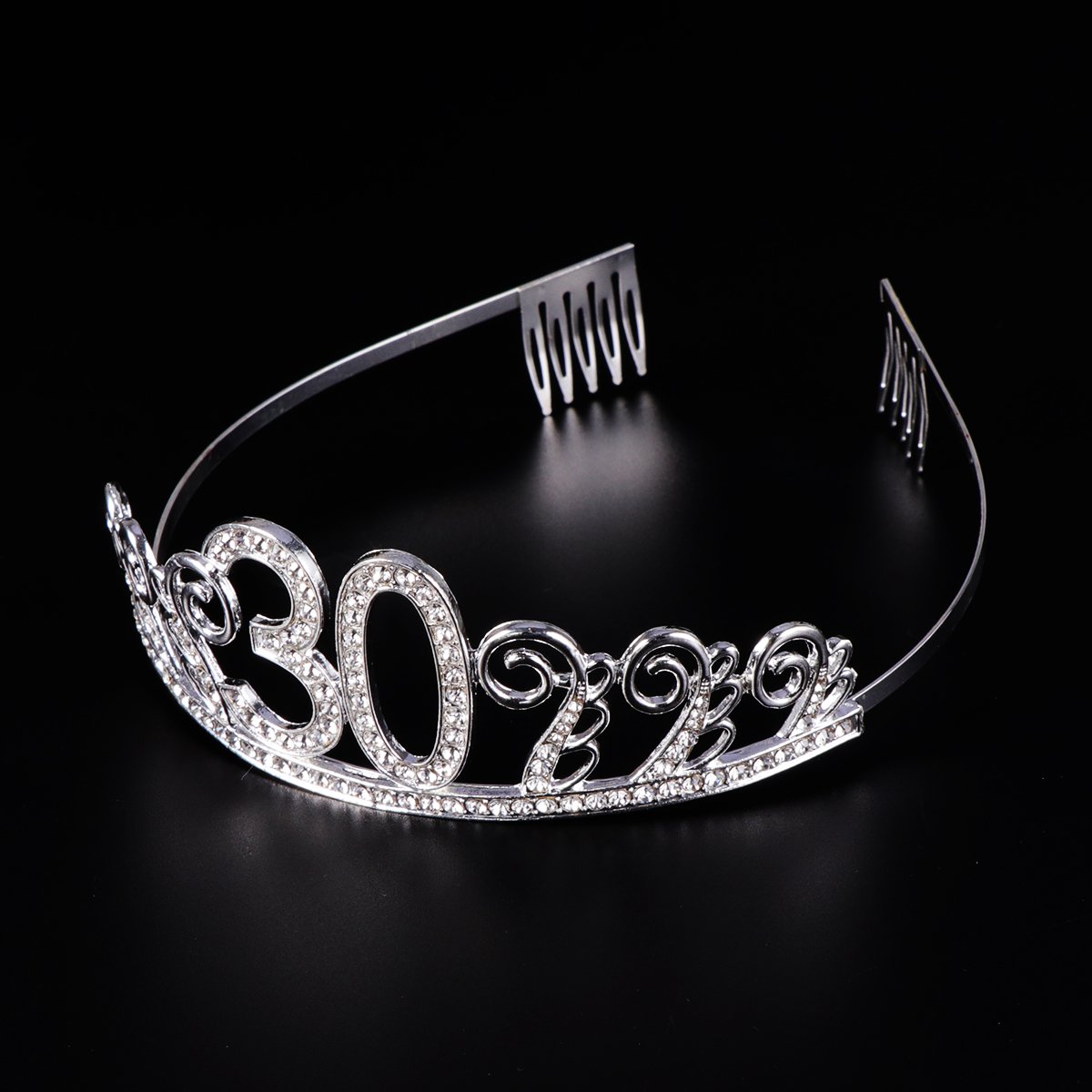 Fascia e Diadema per il 25° Compleanno - Corona in Oro Rosa '25 e Favolosa' per Donne - Regalo per Felice 25