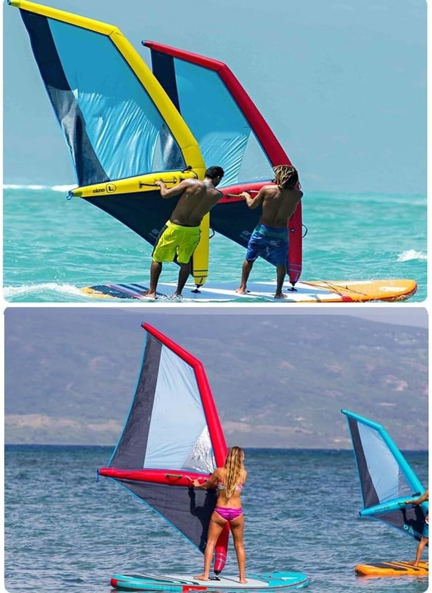 Inflatable Sails, Windsurfing foils, Inflatable foils, Kitesurfing Kites, foils for Windsurfing, Surfing, ski Surfing, Water Sports