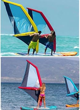 Windsurfing Wing Foil,Inflatable Sail,Inflatable Wing foil,Kitesurfing Kite,for Wind Wing Foiling,Surfing,Snow Ski Surfing,Water Play(4.2square)