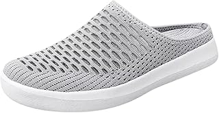 Zapatos de mujer amarillos 43 zapatos transpirables con cordones para mujer, zapatos casuales planos, unisex, zapatos de trabajo de malla ligera, zapatos de trabajo deportivos transpirables para mujer