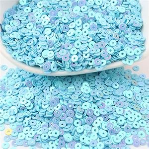 Aunangljscs Flache Runde Pailletten 3-6 mm