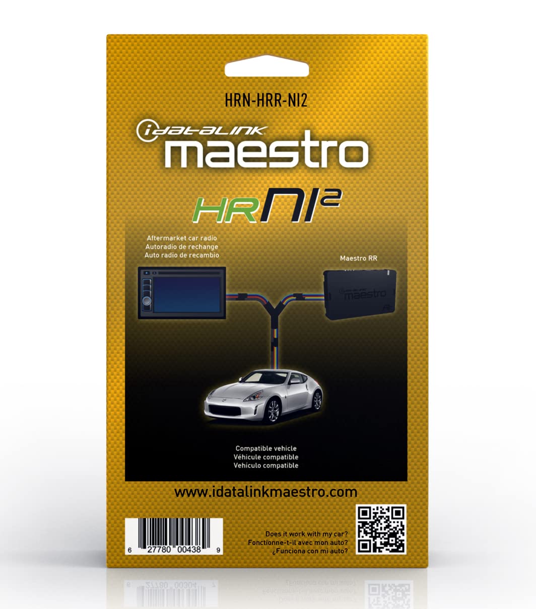 Idatalink Maestro HRN-HRR-NI2 Plug and Play Harness for Compatible Nissan Vehicles 2018+ (ADS-MRR or ADS-MRR2 Module Required)