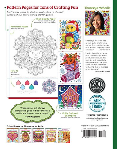 Holiday Cheer Coloring Book: Craft, Pattern