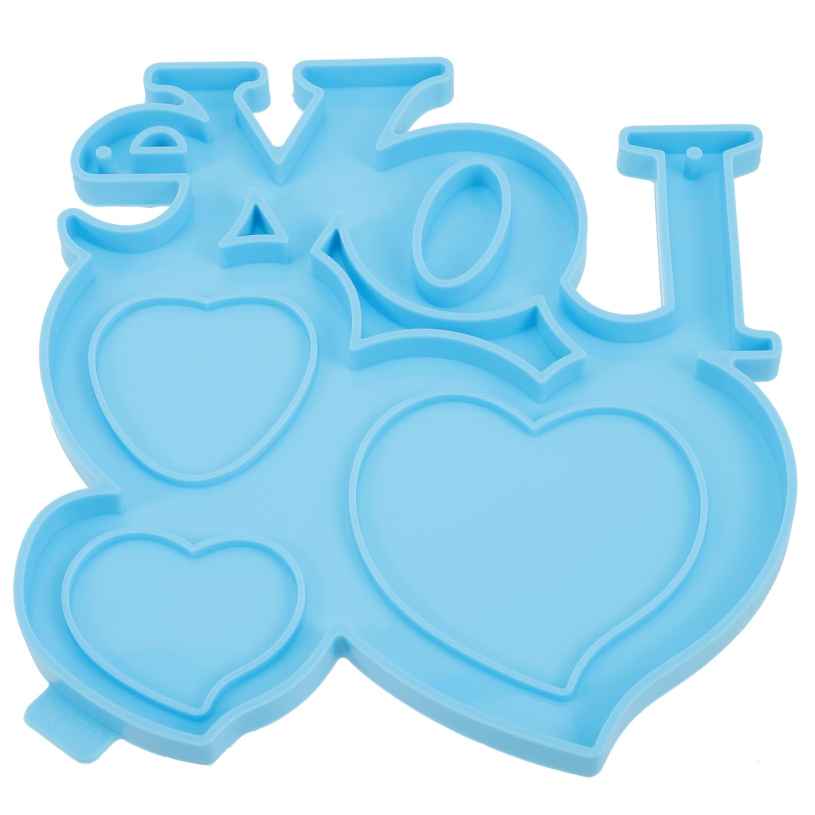 Molde de silicona con diseño de amor Tofficu para crear marcos unicos