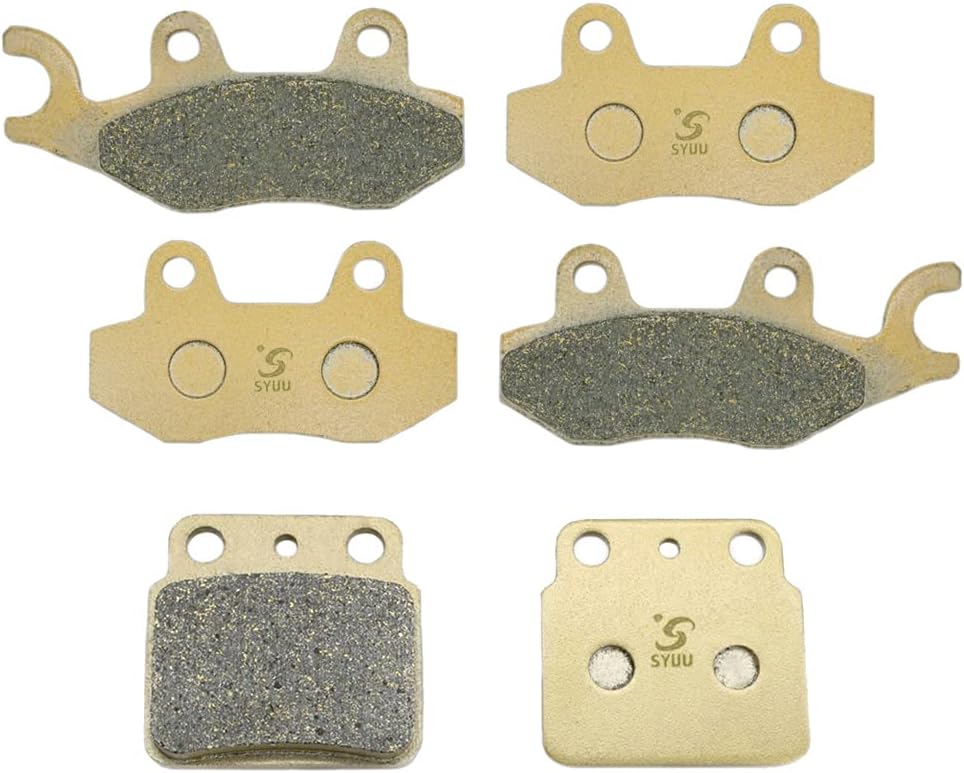 Front Rear Brake Pads Compatible with for Suzuki LTR 450 LT-R 450 ZK Quadracer LTR 450 LT-R 450 K6 K7 K8 K9 L0 L1 2006 2007 2008 2009 2010 2011 2012 FA165F FA135F FA137R