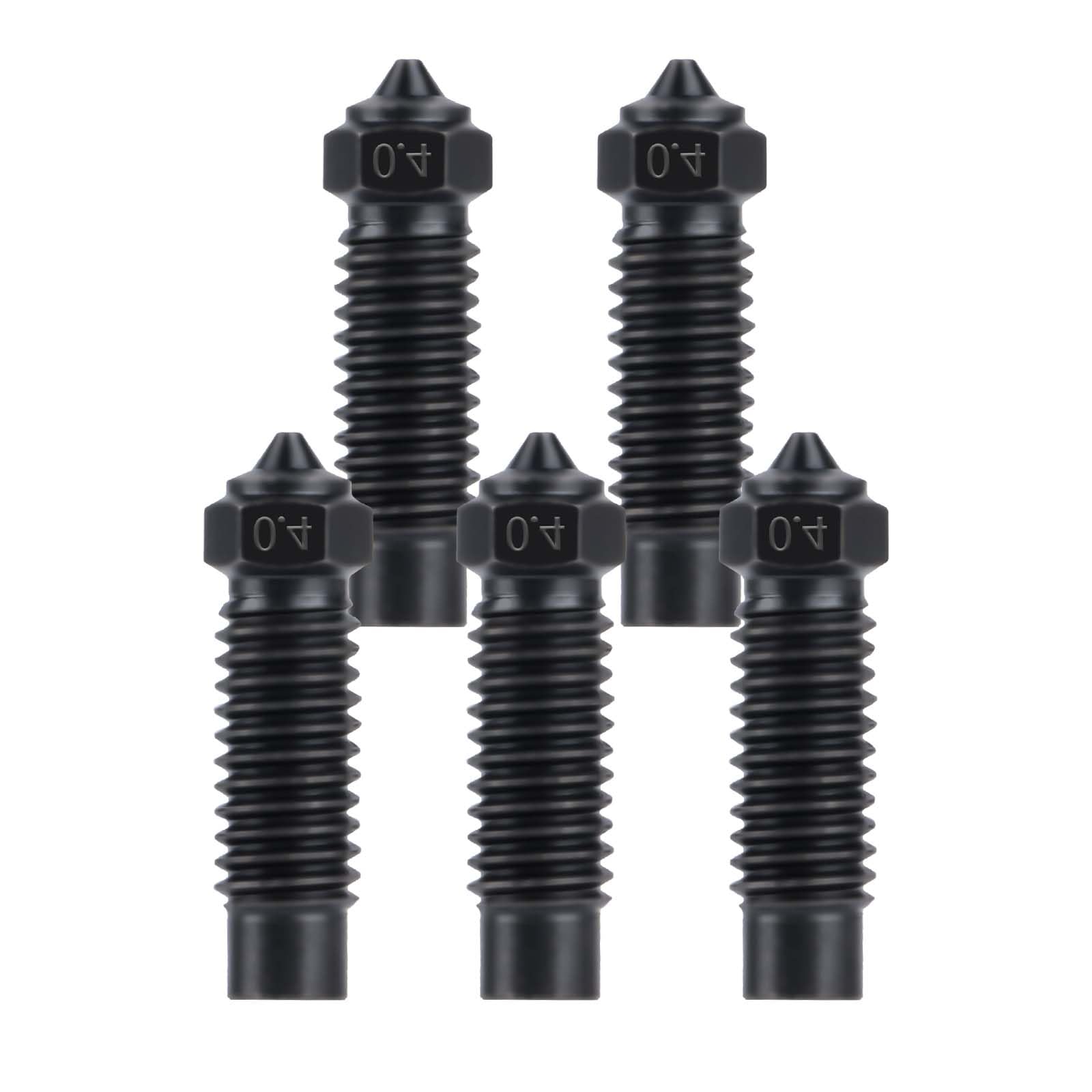 IdeaFormer-3D 5Pcs 0.4mm Hardened Steel Nozzle for Elegoo Neptune 4 Plus/Neptune 4 Max, Hardened Steel Extruder Hotend Nozzles for Neptune 4 Plus/Neptune 4 Max 3D Printers-picture-20
