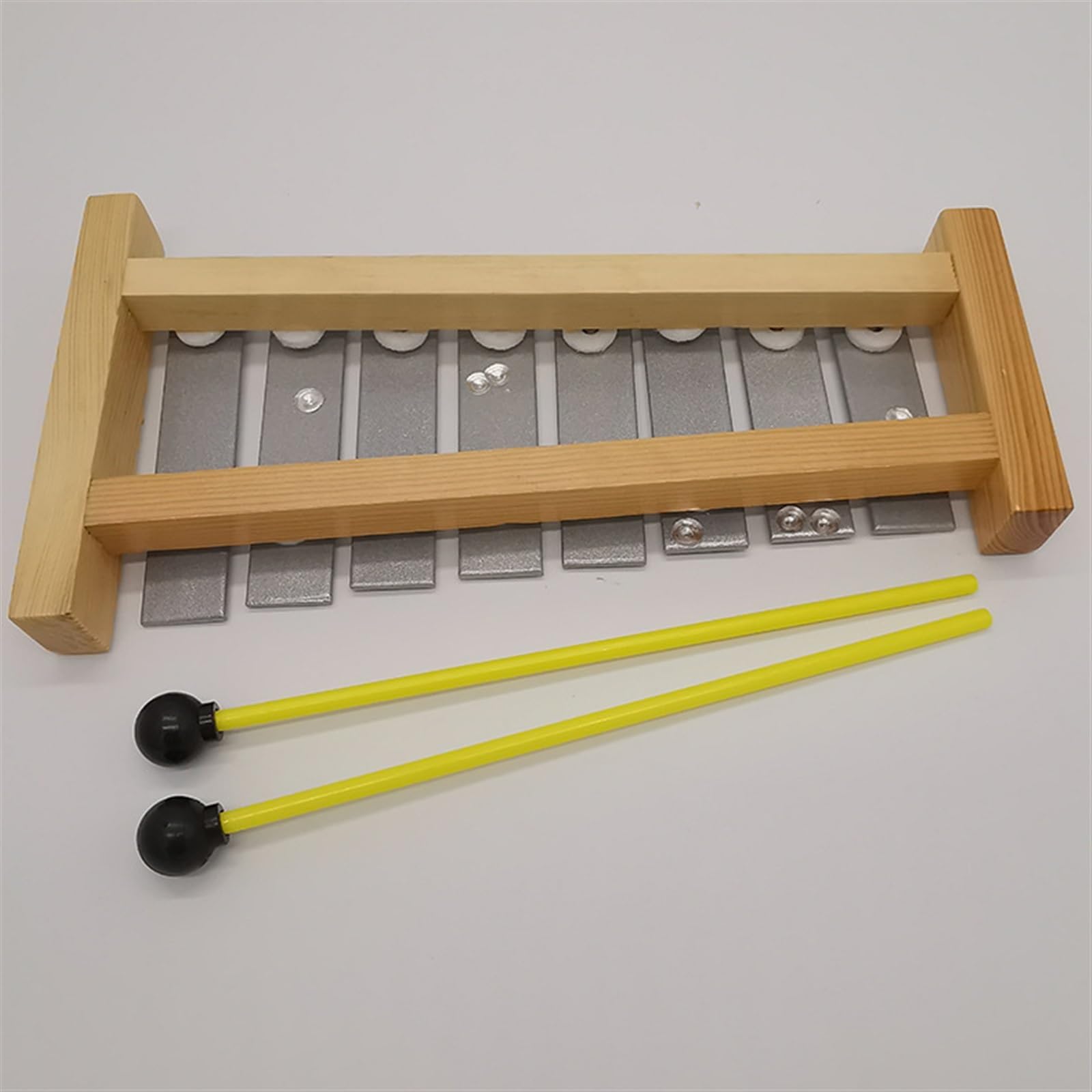 Instrument de Percussion Glockenspiel à plaque en aluminium Durable de 8 notes avec une qualité sonore nette Kit De Glockenspiel