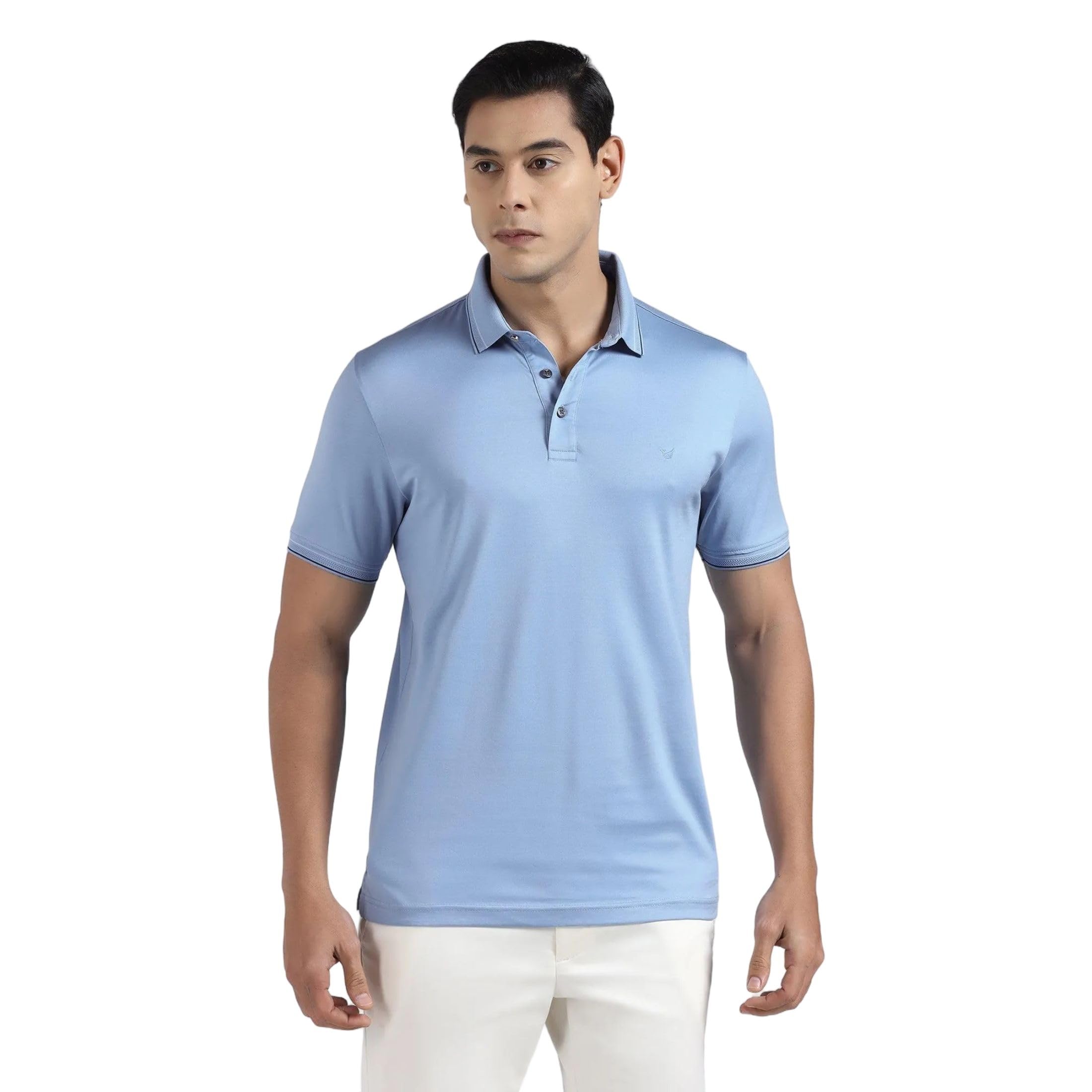 blackberrys Men's Cotton Solid Slim Polo Tshirts-picture-22