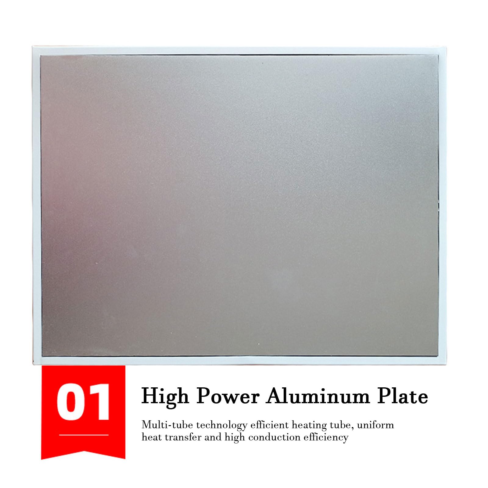 Máquina de embalaje de celofán, máquina de embalaje manual con placa calefactora de temperatura ajustable de 0-300 ℃, sellador térmico de PVC de escritorio comercial con orificio circular 20*20cm