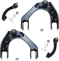 Vista 167 de Detroit Axle - 4 brazos de control de extremo delantero para Nissan Frontier Xterra 2000-2004 Brazos de control inferior y superior con rótulas