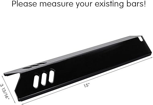 Miniatura 7 de Hisencn Rejillas de parrilla y placa de calor de 15 pulgadas para Dyna-glo DGF510SBP DGB515SDP, patio trasero GBC1460W BY13-101-001-13 piezas de