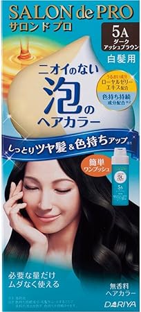 Amazon サロンドプロ ワンプッシュ泡のヘアカラー 5a 40g 40g サロンドプロ おしゃれ染め 通販