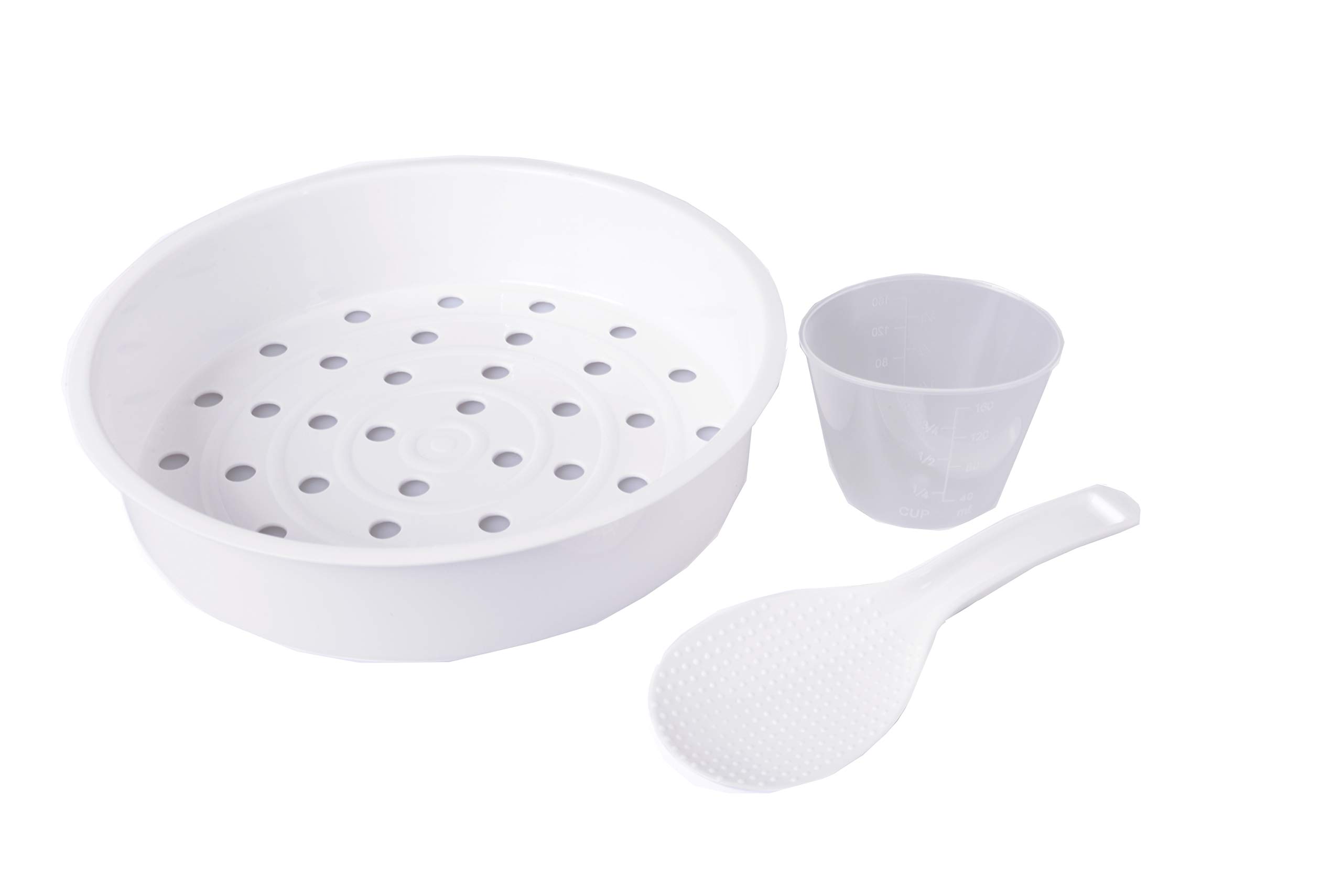 Cook 200 Edelstahl Reiskocher mit Dunst- und Warmhaltefunktion, Reis, Fleisch, Fisch und Kartoffeln