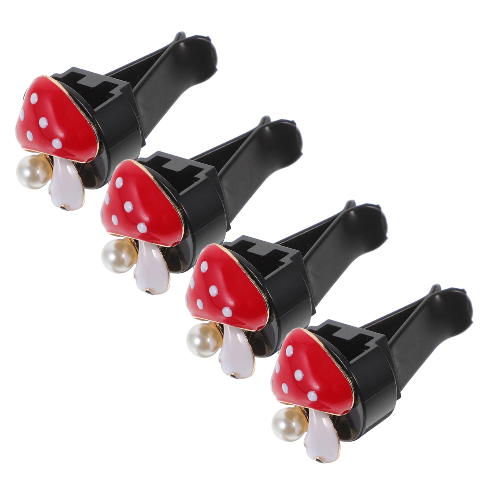 Didiseaon 5 Set Clip Decorativa per Bocchette Auto Fungo Profumatori per Auto con Clip per Diffusione Aroma Facile da Installare Design Elegante E Resistente 4 Pezzi*5