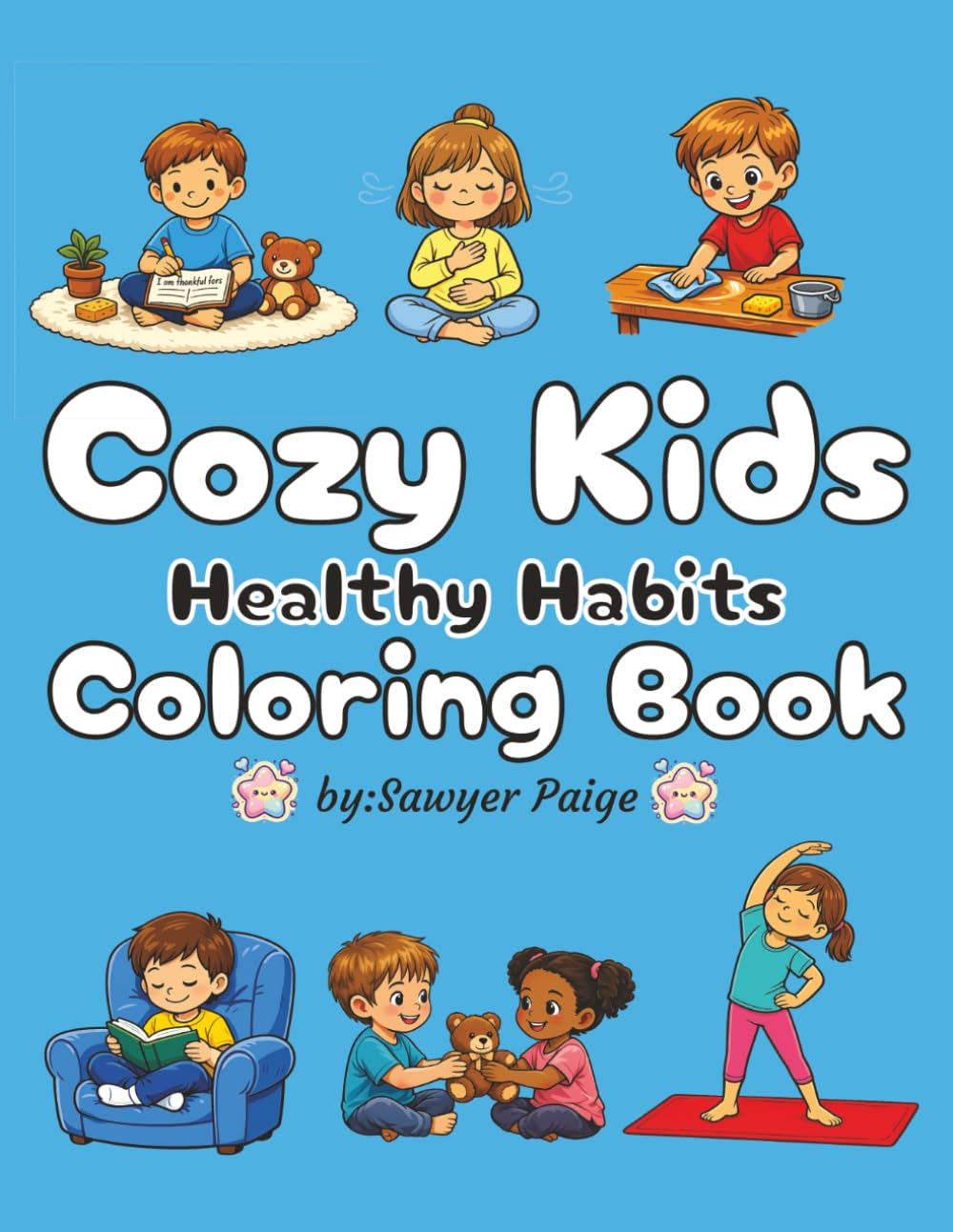 Cozy Kids Healthy Habits Coloring Book