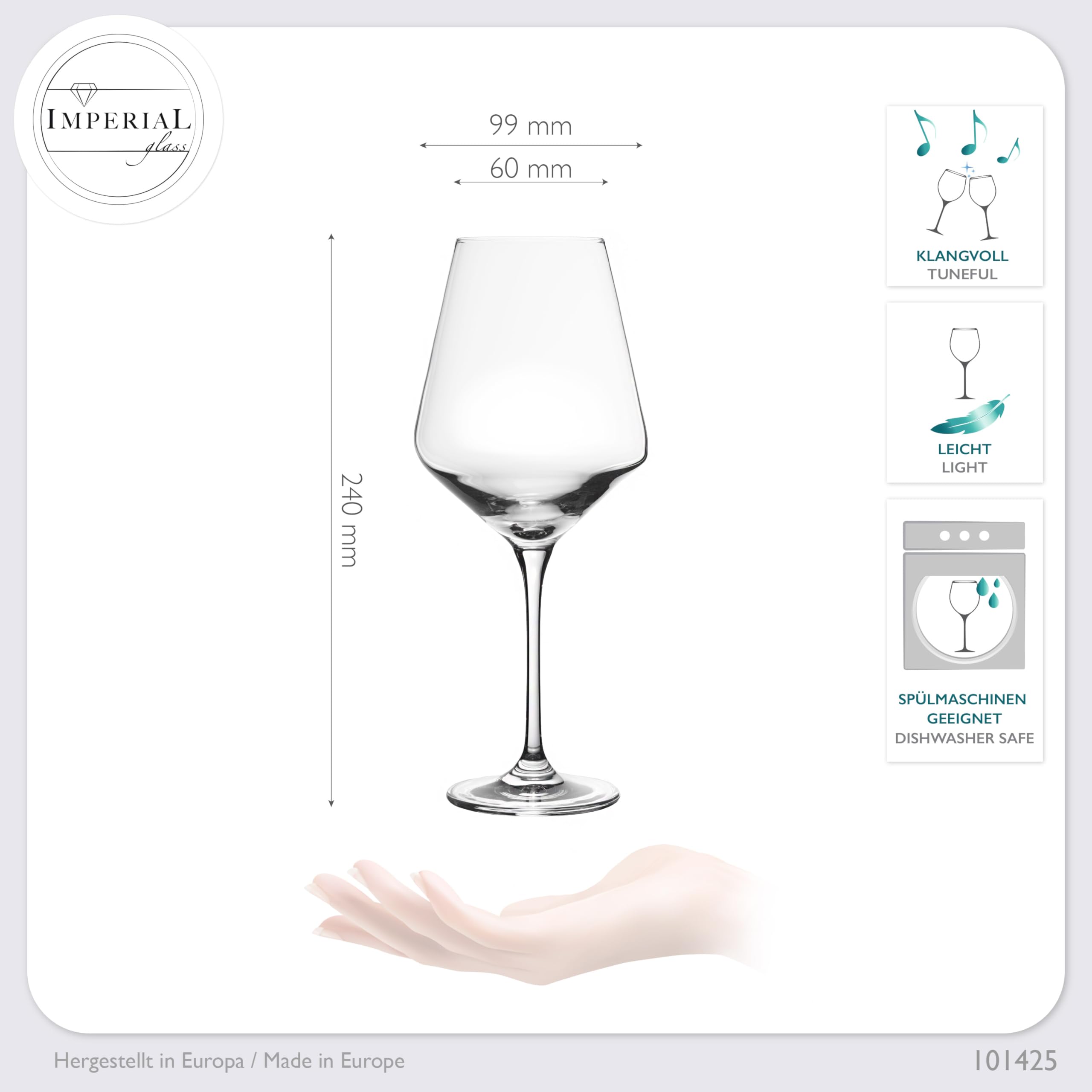 Aperitif zestaw szklanek 6 x 580 ml – Aperitif szklanki ze szkła kryształowego nadają się do mycia w zmywarce seria Ateny
