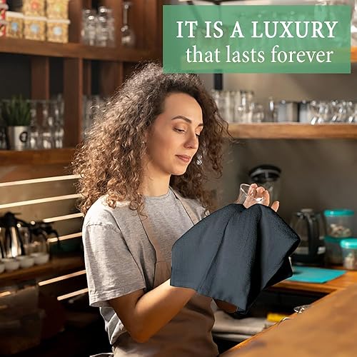 Miniatura 2 de Trapos de limpieza 100% de algodón de rizo gris de 14 x 17 pies  Paquete de 60  Trapos blancos de grado  Trapos de limpieza grandes suaves