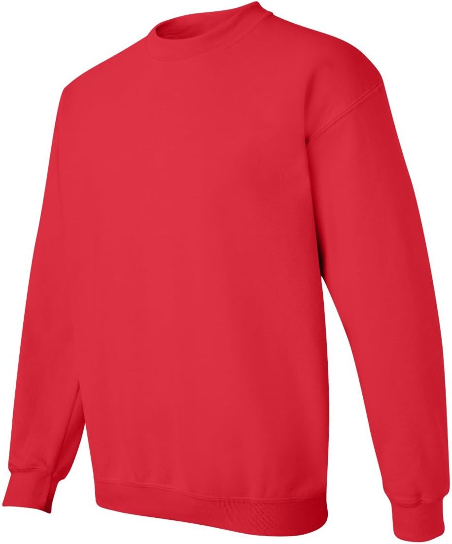 Heavy Blend Crewneck Sweatshirt, Color: Red, Size: Medium - Image 3