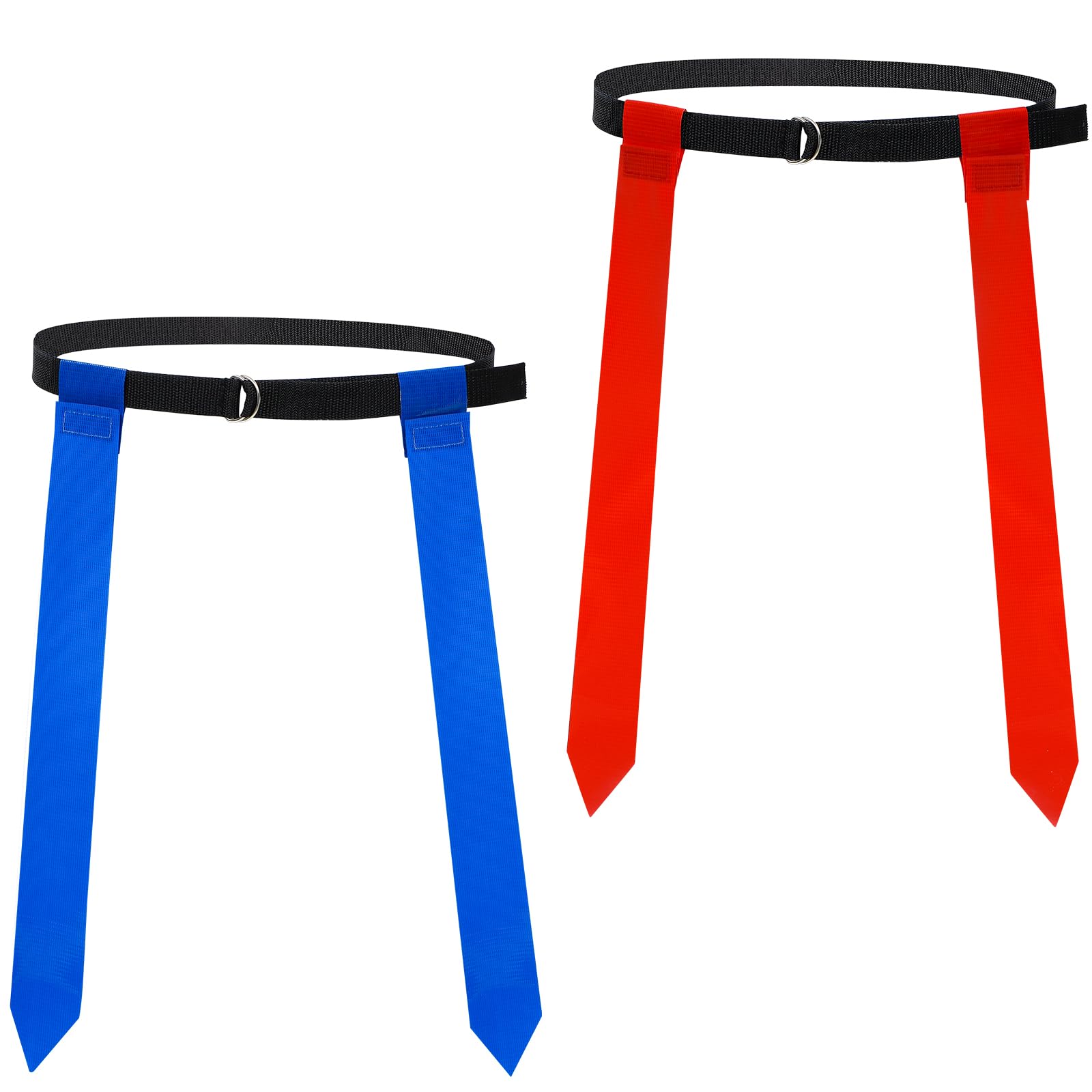 YARNOW Set Bandiere Football con 10 Cinture Regolabili e 30 Bandiere | Poliestere e Pvc, per Allenamento Sportivo e Squadre Organizzate, Adatto a Giocatori e Atleti