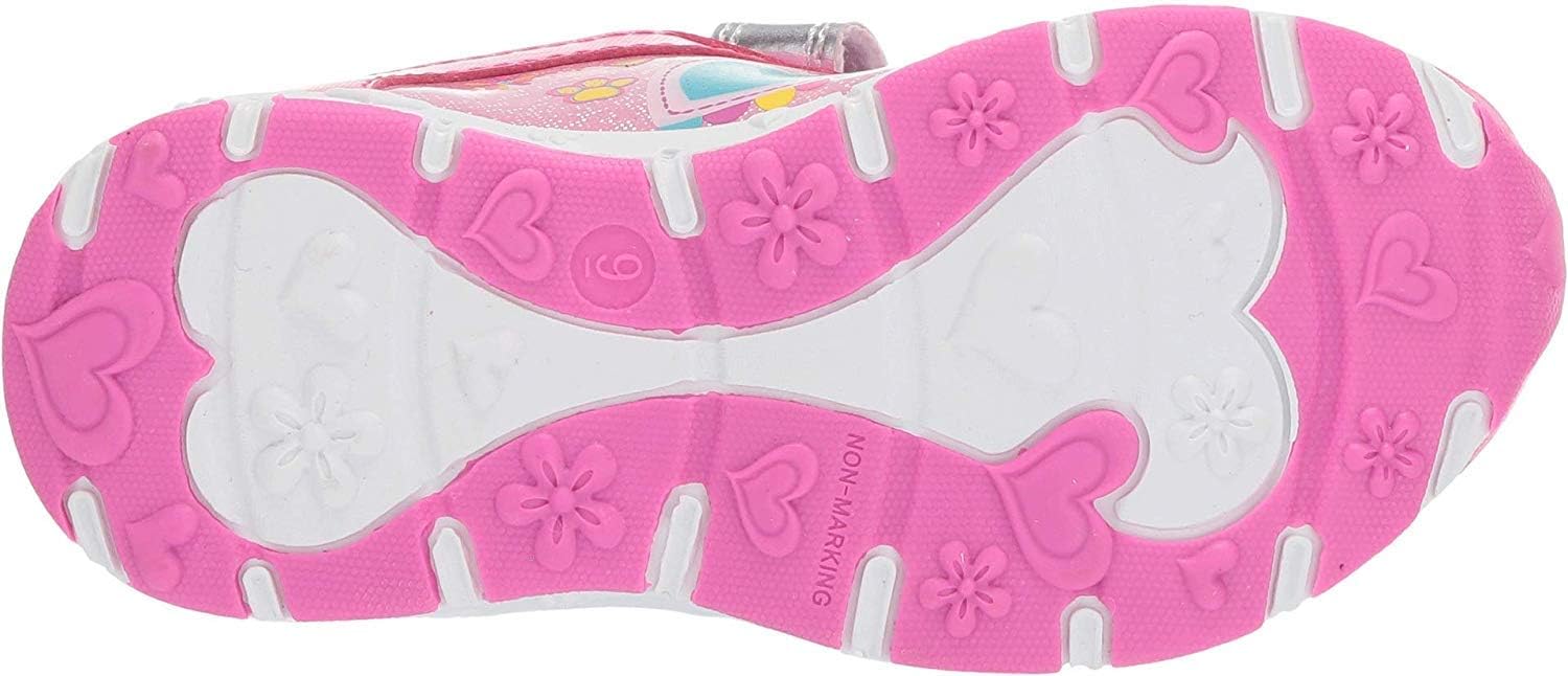 Paw Patrol Girls Light Up Sneakers Toddler/Little Kid Fuchsia (7 M US Toddler) - Image 3