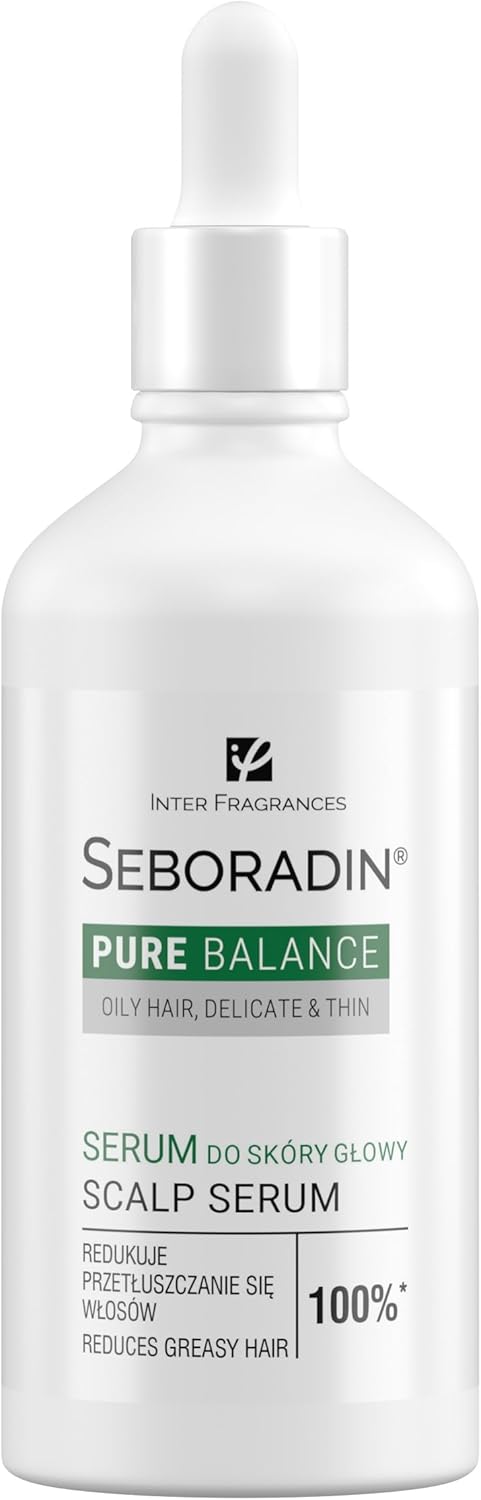 Seboradin Serum Versterkend Voor Dun Fijn Haar Gevoelig Voor Vettigheid Intensieve Hoofdhuidverzorging Reguleert De Sebum Aloe Vera Niacinamide Zwarte Radijs Extract Pure Ballance 100 ml