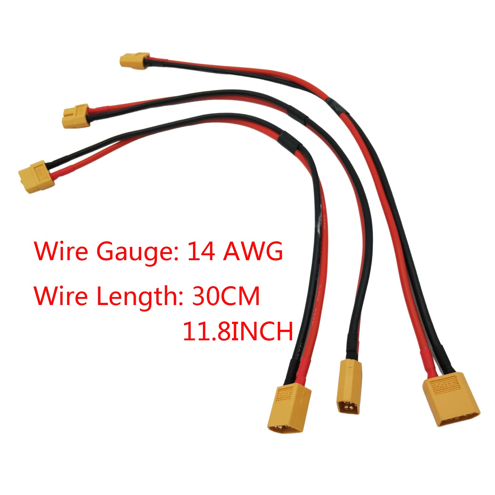 30ｍ XT60 14AWG オスメスコネクター 延長ケーブル ラジコン Amazon.co.jp: Boladge 3本XT60 延長ケーブルオス-メスコネクター