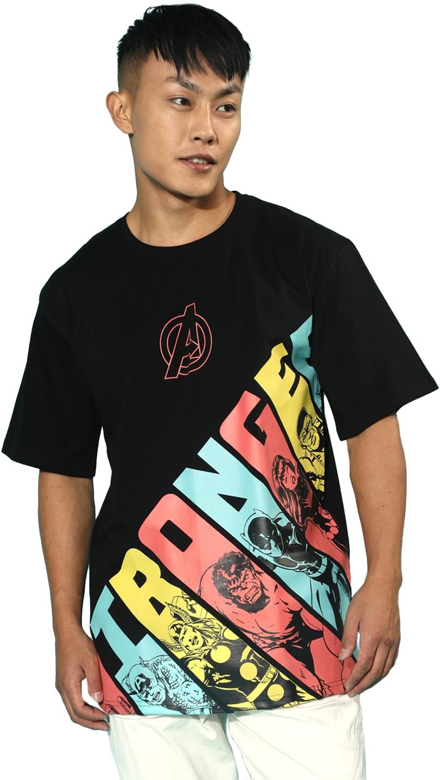 VeirdoMen's Printed Oversized Fit T-Shirt