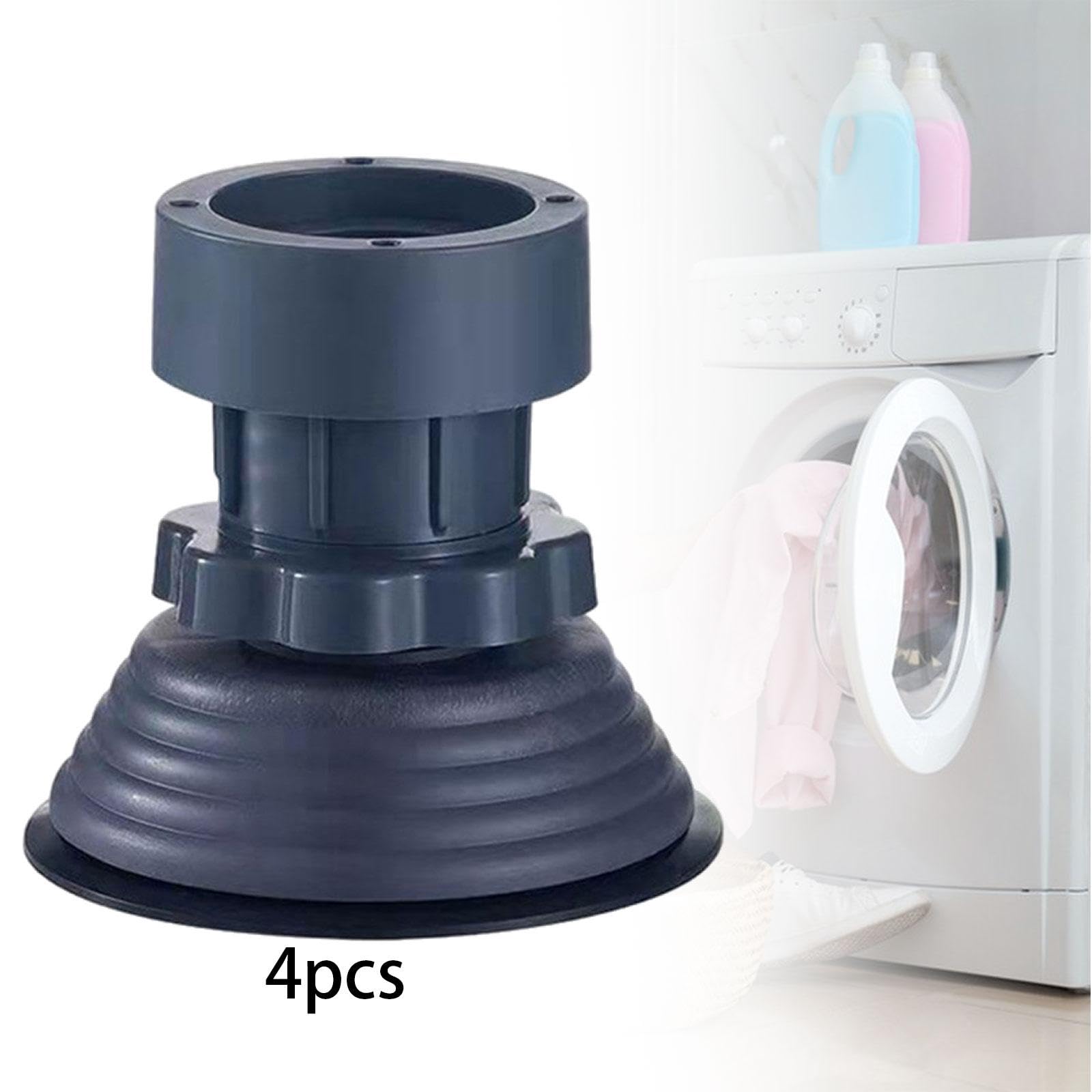 4 Almohadillas Antivibración para Las Patas de La Lavadora, Ajustables, para Proteger El Suelo, Diámetro 10cm