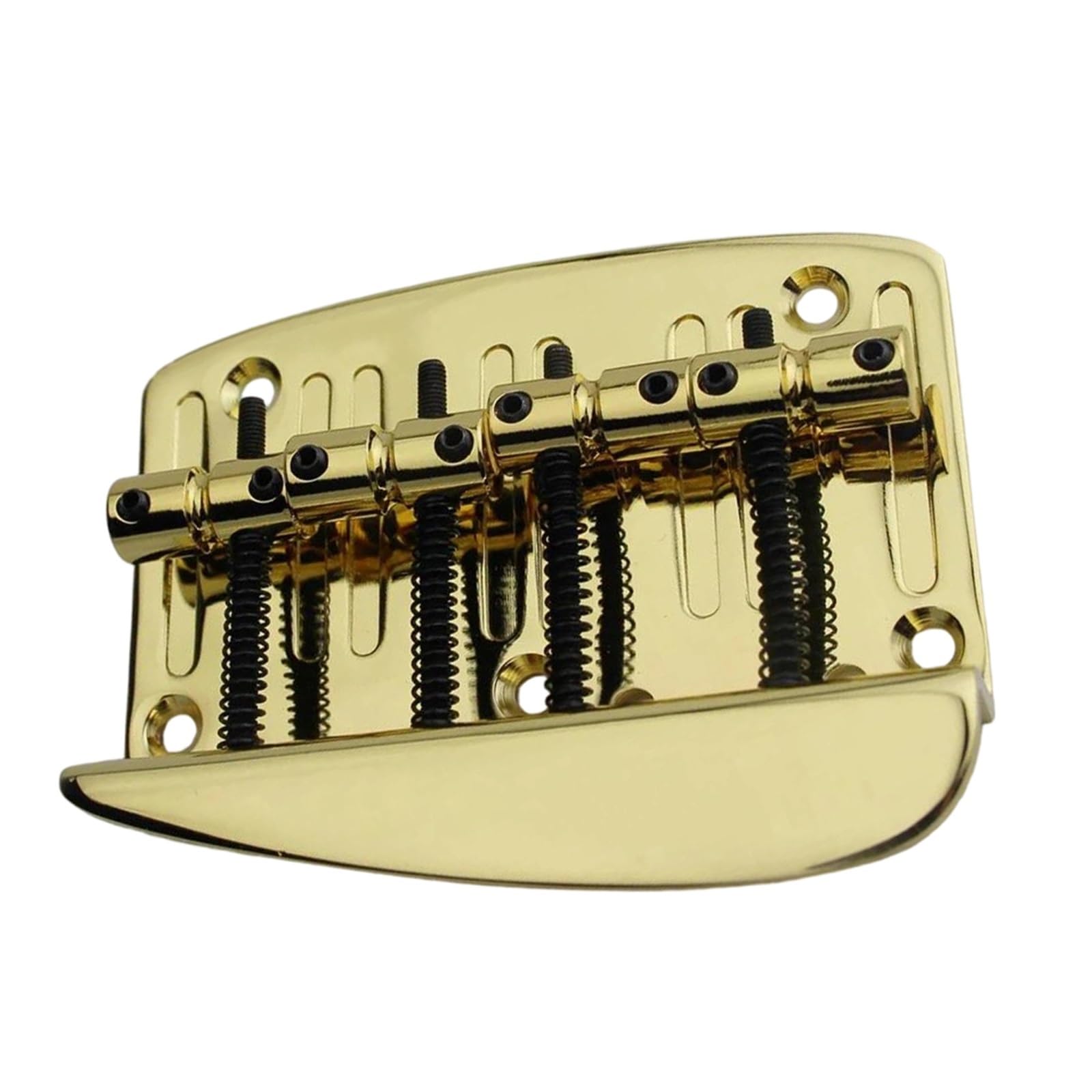 Hardware De Puente De Latón Para Bajo Fijo Rígido De 4 Cuerdas Dorado | Puente de guitarra(GD)