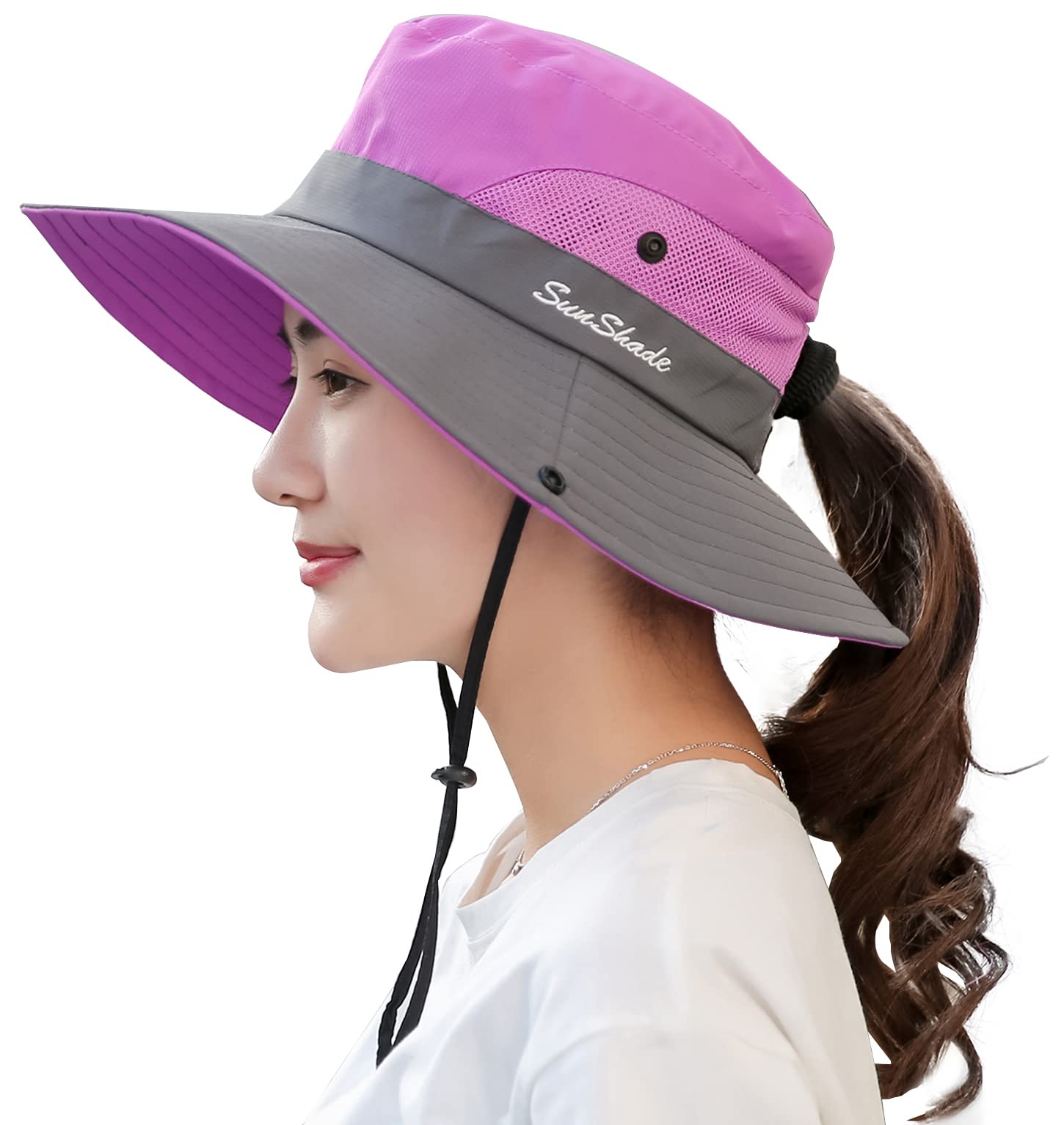 GeorgeX Sombreros Del Sol Para Mujer, Sombrero Para El Sol Con Ala - Foto 6