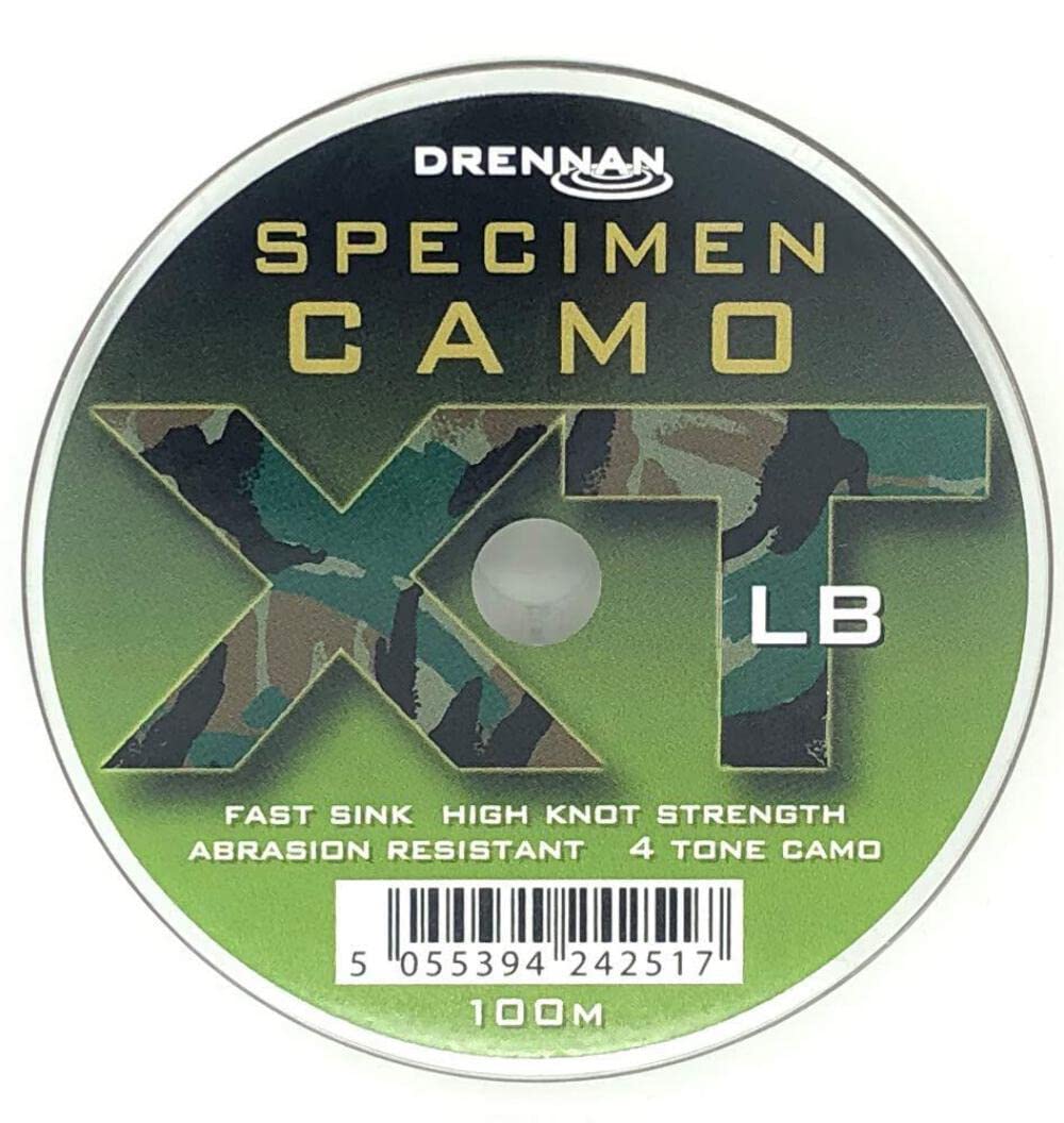 Drennan Specimen Camo XT 100m Spools : 6lb