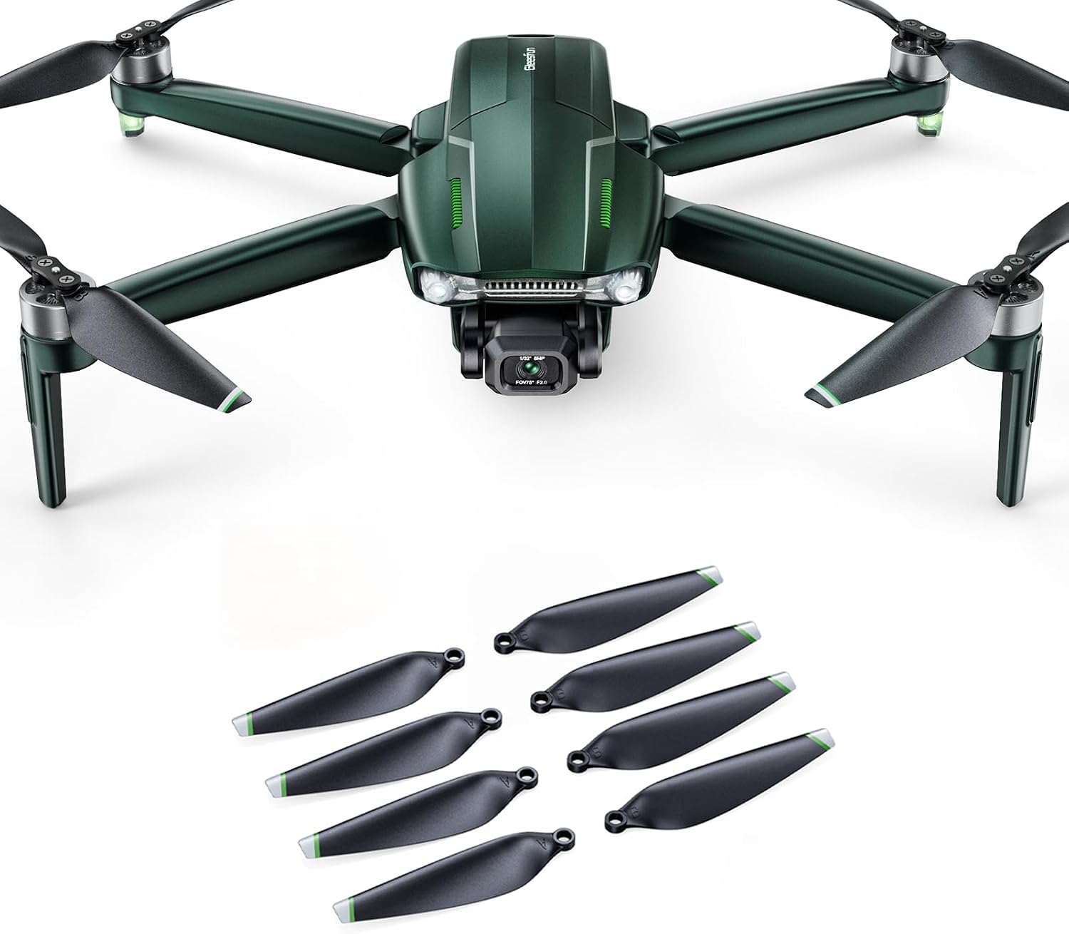 Gleesfun G11PRO Drone with Extra Propellers 55Pcs Bundle