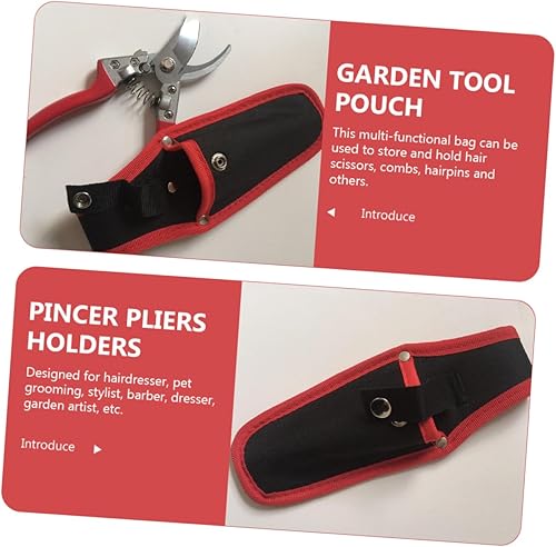 Miniatura 2 de GANAZONO Bolsa de tijera, podadora, funda de tijera, juego de herramientas, tijeras de rama, paquete de tijeras de lona, estuche de podadora de