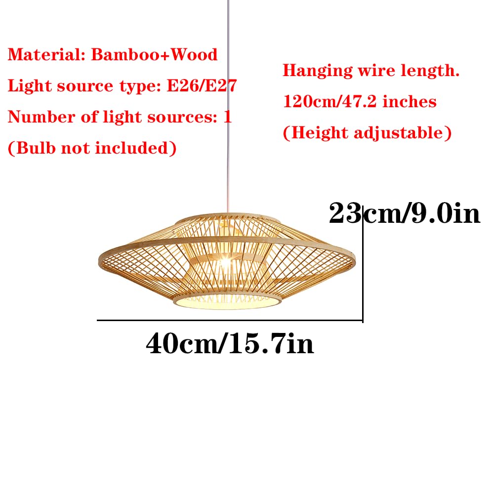 Nowe Wiszące Lampy W Stylu Chińskim W Kształcie Wielokąta Żyrandol Dekoracyjny Do Domu Lampa Wisząca Z Wikliny Z Bambusa Minimalistyczne, Prymitywne Oświetlenie Sufitowe Do Korytarza,