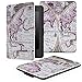 Produktbild MoKo Kindle Paperwhite Hülle - Ultra Leightweight Schutzhülle Smart Cover mit auto Sleep / Wake Funktion für Alle Kindle Paperwhite (2016 / 2015 / 2013 / 2012 Modelle mit 6 Zoll Display), Nicht Kompatibel für All-new Paperwhite 10th generation 2018, Map A
