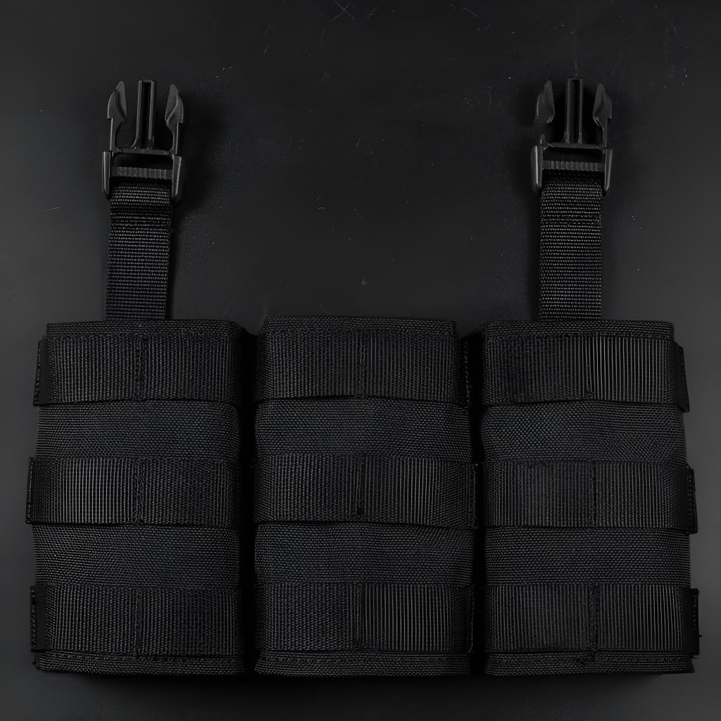 FAST Triple 7.62 Function Pack Panel, Tactical Equipment Buckle Accessory, Nylon Material, 25.5 * 13cm, For Team Activities, Games